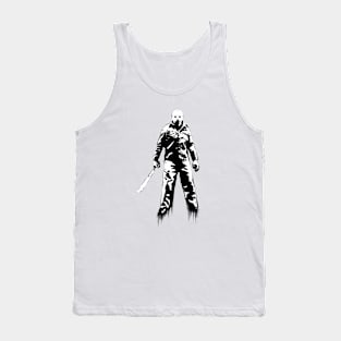 Jason stencil design Tank Top